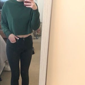 H&M High Waisted Black Jeans